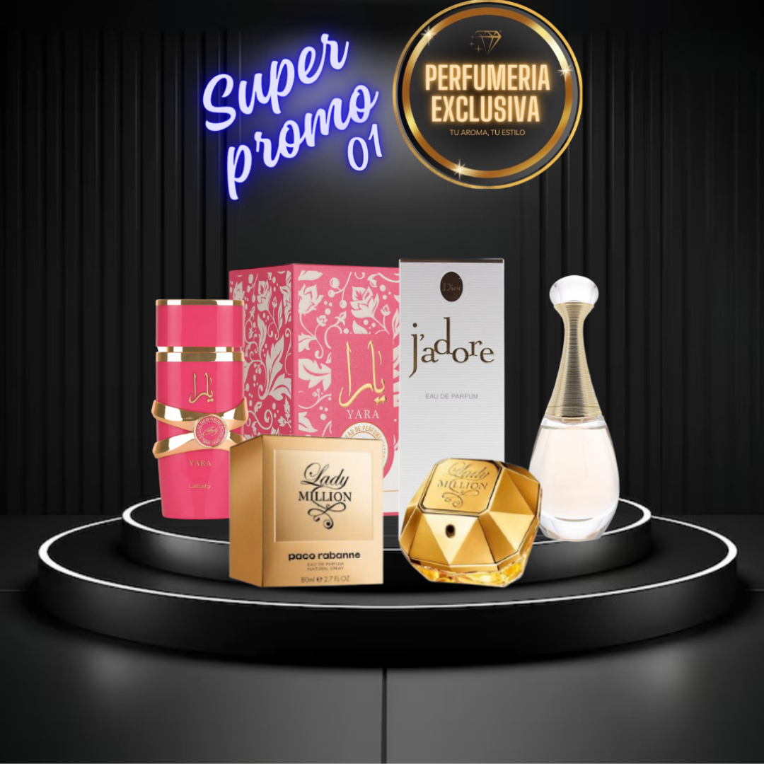 Yara candy+jadore+lady million+perfumero